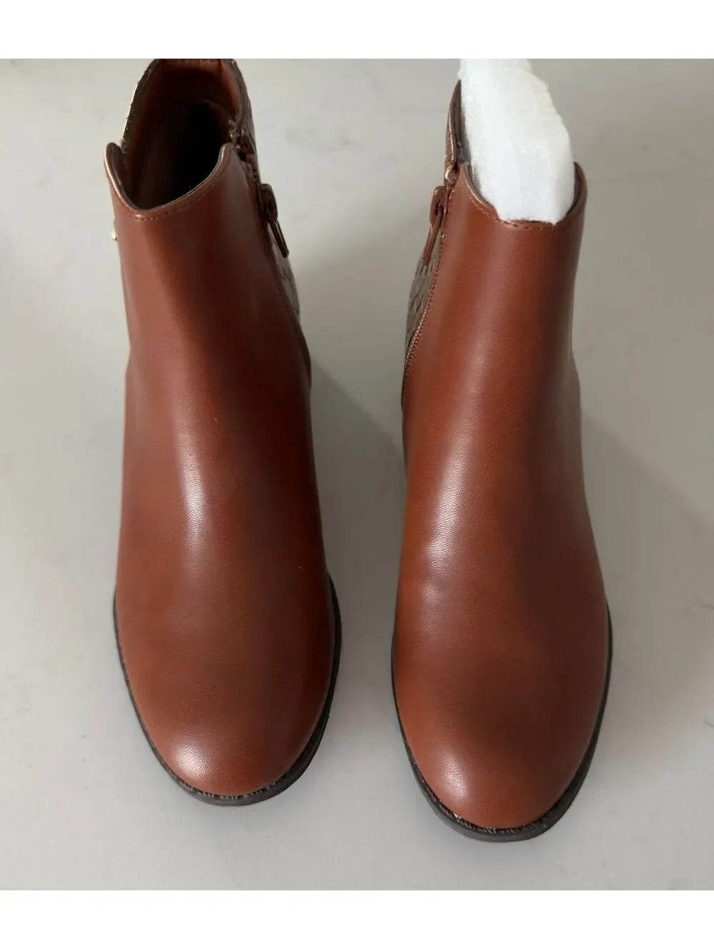 Style & Co Women's Claraa Buckle Detail Block Heel Booties Size 5.5